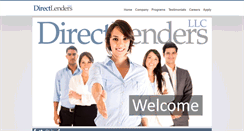 Desktop Screenshot of mydirectlender.com