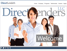 Tablet Screenshot of mydirectlender.com